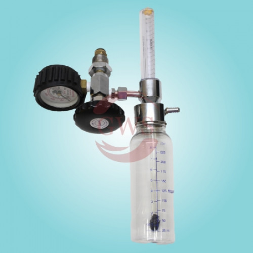 Oxygen Flowmeter With Humidifier Bottle