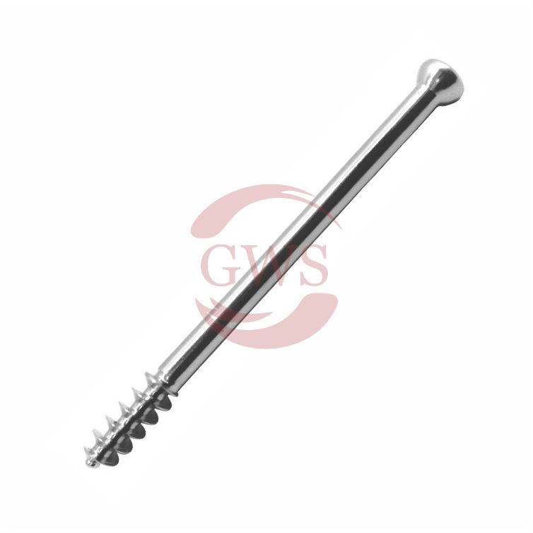 6.5mm Cannulated Cancellous Screw - Hexagonal Socket, 16mm Thread
