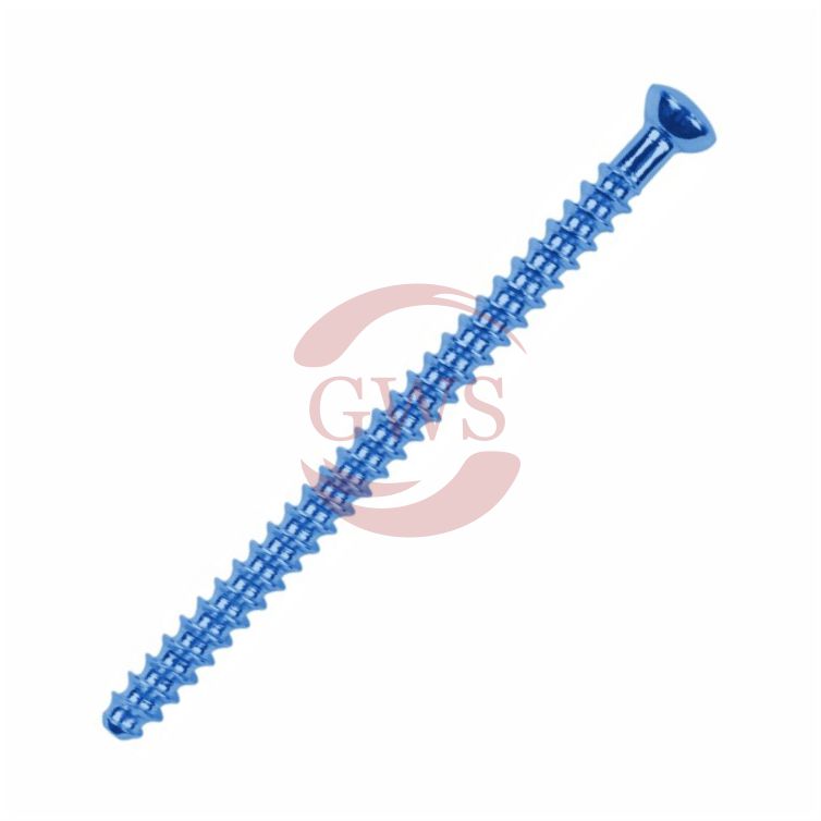 7.0mm Self Drilling Cannulated Cancellous Screw, Hexagonal Socket-Fully Threaded