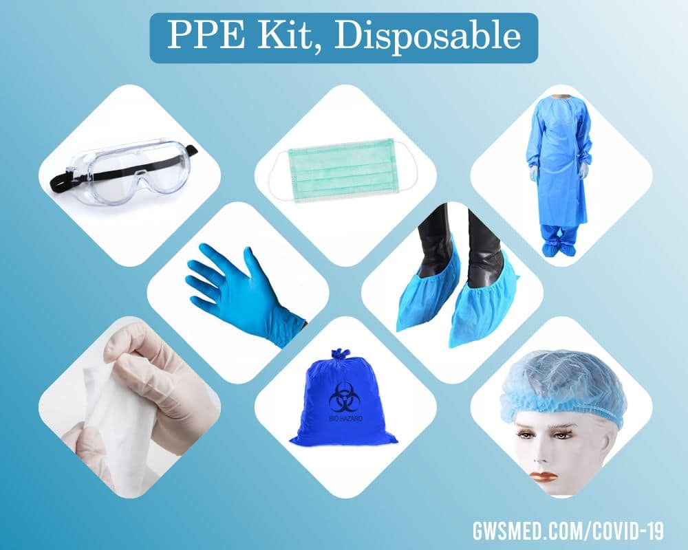 Personal Protective Equipment PPE Kit Supplies GWS SURGICALS LLP