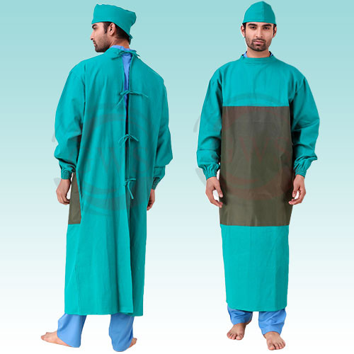 Gown With Impervious Material